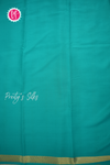 Pure Mysore Crepe Silk Saree-Navyblue And Tealblue-PA56111