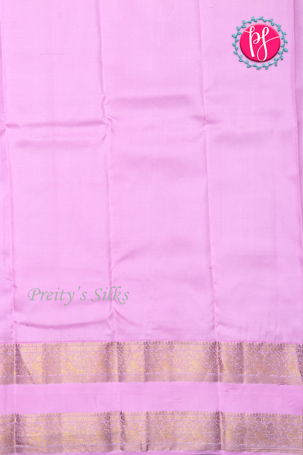 Pure Kanchipuram Silk Saree-Darkmaroon And Lightpink-PA23514