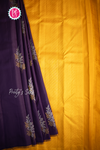 Pure Kanchipuram Silk Saree-Wine And Mustardyellow-PA57122