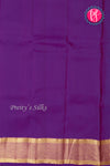 Half Pure Kanchipuram Silk Saree-Grey And Purple-PA25779