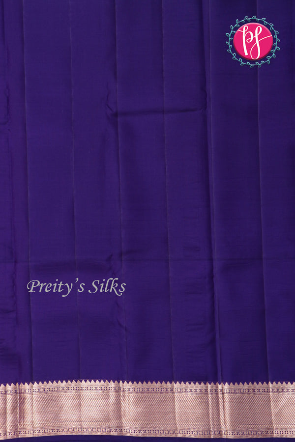 Pure Kanchipuram Silk Saree-Lilac-PF83475