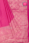 PURE KADDI BANARASI GEORGETTE SILK SAREE-Mejentapink-PA23833