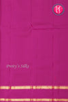 Half Pure Kanchipuram Silk Saree-Brickreed And Pink-PA25965