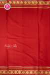 Pure Mysore Crepe Silk Saree-Black And Red-PA56162