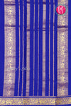 Pure Mysore Crepe Silk Saree-PF77430