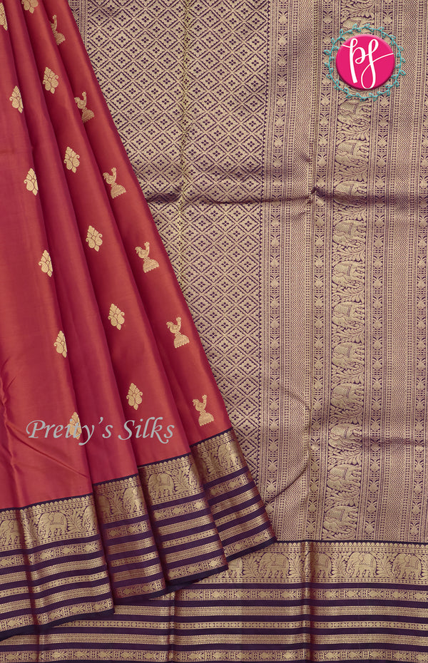 Pure Kanchipuram Silk Saree-PF47955