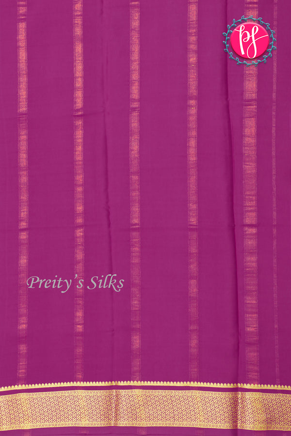 Pure Mysore Crepe Silk Saree-Chikku And Richmejenta-PA28744