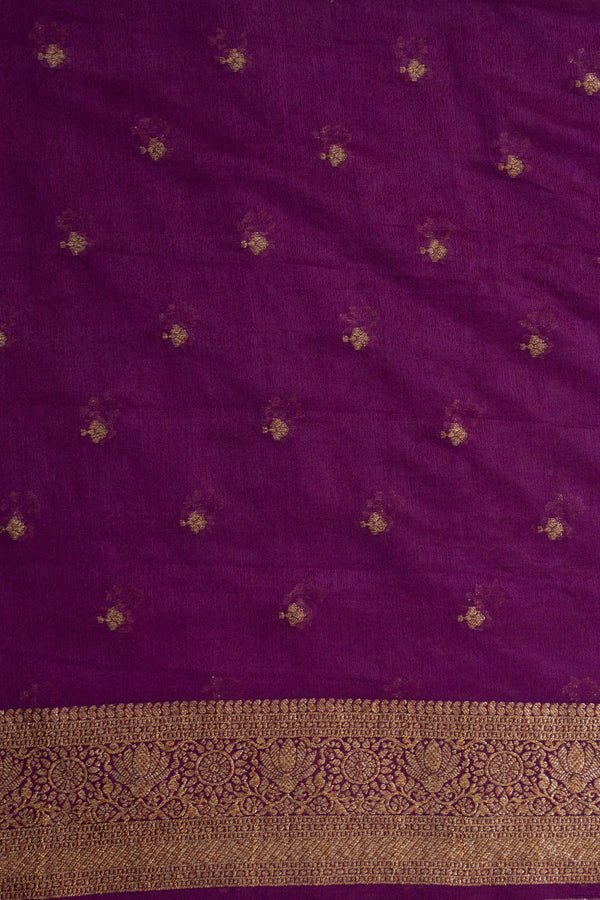 Day 1 Semi Banarasi Silk Saree-PA42083