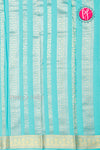 Pure Mysore Crepe Silk Saree-Royalblue And Skyblue-PA46832