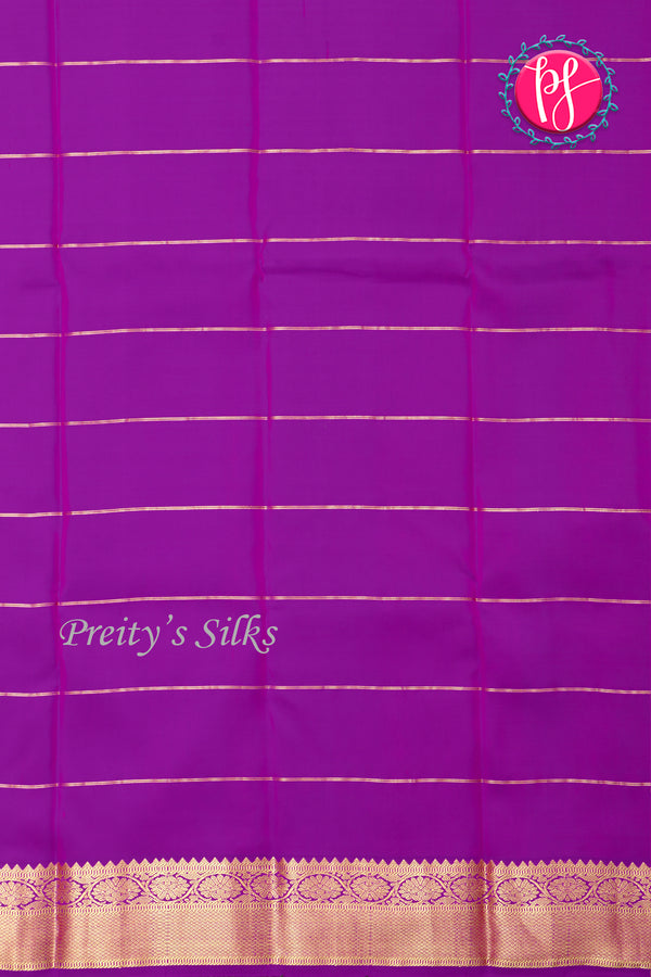 Pure Kanchipuram Silk Saree-Lightlavender And Purple-PA23588