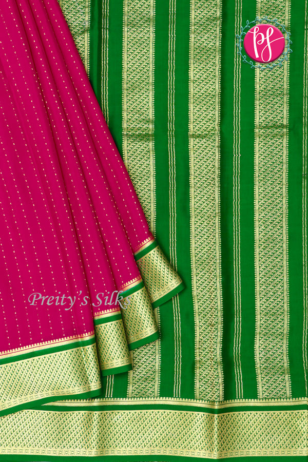 Pure Mysore Crepe Silk Saree -PF80212