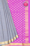 Pure Mysore Crepe Silk Saree -PF77442