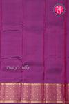 Half Pure Kanchipuram Silk Saree-Red And Wine-PA24692