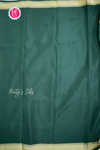 Pure Mysore Crepe Silk Saree-Bottlegreen-PA57142