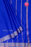 Pure Mysore Crepe Silk Saree -Royalblue-PA03145