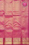 Pure KanchipuramBrocadeSilk Saree - Mejenta pink-PF58657