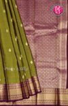 Half Pure Kanchipuram Silk Saree-PF59091