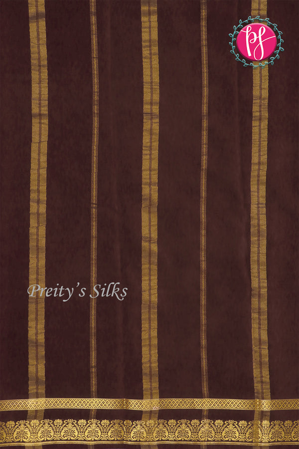 Premium Pure Mysore Crepe Silk Saree -PF80910