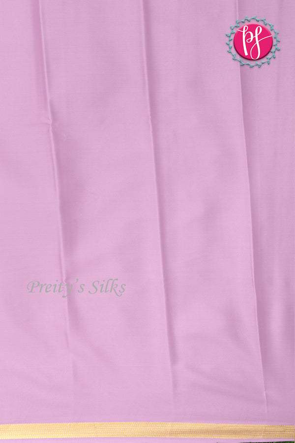 Pure Mysore Crepe Silk Saree -Lilac-PA03056