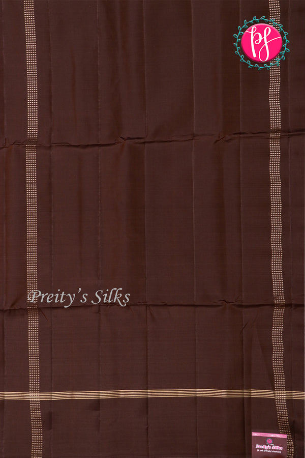 Kanchipuram Soft Silk Saree-Pink And Brown-PA35021