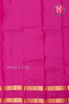 Half Pure Kanchipuram Silk Saree-Mustard yellow And Pink-PF04459