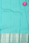 Half Pure Kanchipuram Silk Saree-PeacockGreen And Cyan -PA25832