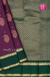 Half Pure Kanchipuram Silk Saree-PF68648