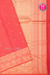 Pure Kanchipuram Silk Saree-Orange-PA20369
