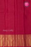 Pure Kanchipuram Silk Saree-Halfwhite And Maroon-PA23597