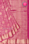 PURE KADDI BANARASI GEORGETTE SILK SAREE-Pastelpink-PA23868