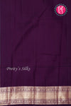 Pure Brocade Kanchipuram Silk Saree-Cyan-Blue-PF83491
