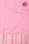 Pure Kanchipuram Silk Saree-Peacockblue And Babypink-PA25014
