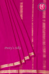 Pure Mysore Crepe Silk Saree -Pink-PA11134