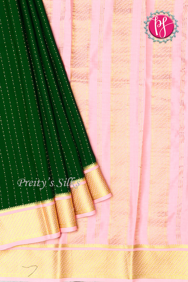 Pure Mysore Crepe Silk Saree -PF80208