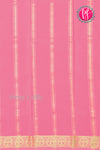 Pure Mysore Crepe Silk Saree-Gandaberunda self-Rosepink-PA29132