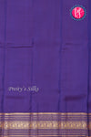Half Pure Kanchipuram Silk Saree-Purple And Navyblue-PA25960
