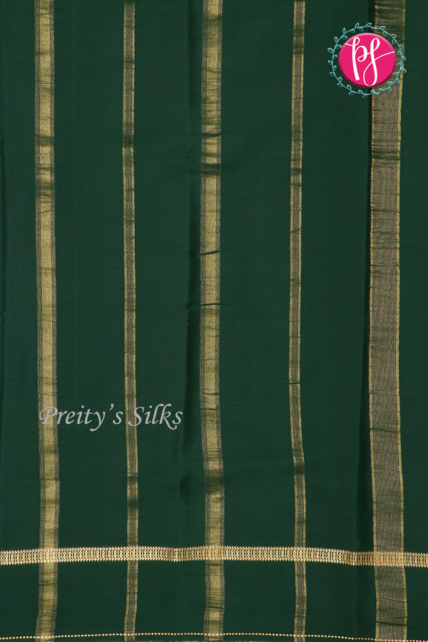 Pure Mysore Crepe Silk Saree -PF79691