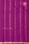 Pure Mysore Crepe Silk Saree-Purple-PA21766