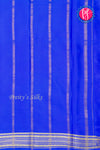 Pure Mysore Crepe Silk Saree-Pastelgreen And Royalblue-PA28981