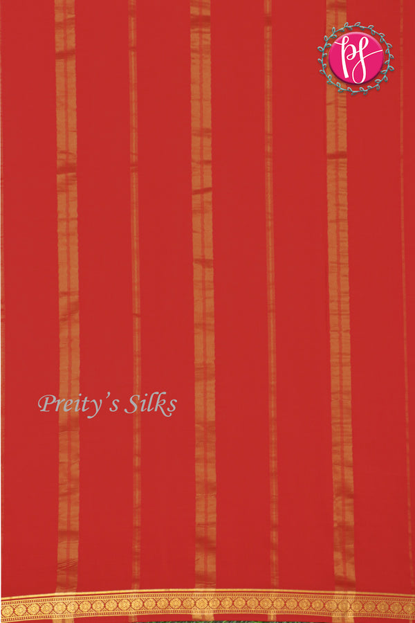 Premium Pure Mysore Crepe Silk Saree -PF80974