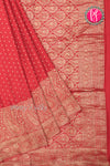 PURE KADDI BANARASI GEORGETTE SILK SAREE-Red-PA23833