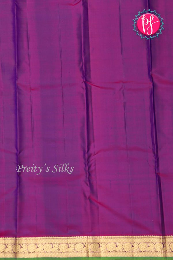 Kanchipuram Soft Silk Saree-Blue-PA20390