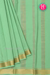 Pure Mysore Crepe Silk Saree-Pastelgreen-PA20890