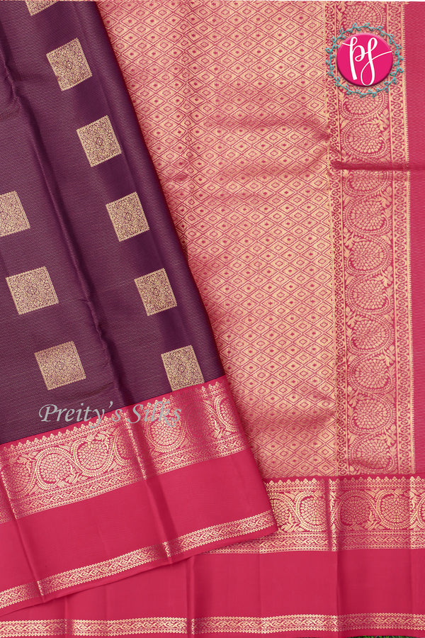 Pure Kanchipuram Silk Saree-PF75855