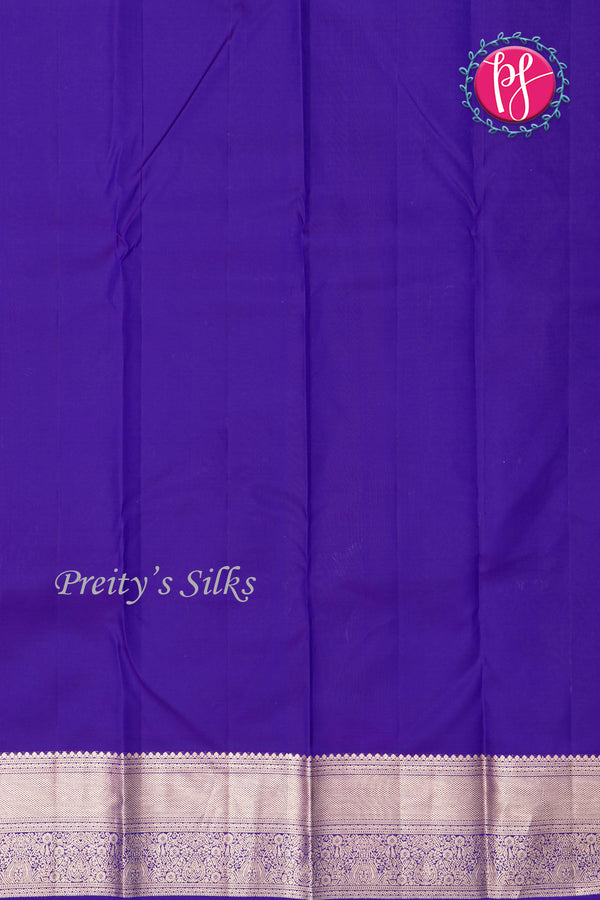 Pure Brocade Kanchipuram Silk Saree-purple-PA04494