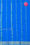 Pure Mysore Crepe Silk Saree-Royalblue and skyblue-PA19960