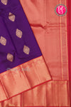 Pure Kanchipuram Silk Saree-Purple And Red-PA23514