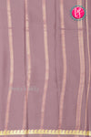 Pure Mysore Crepe Silk Saree-Greyishpink-PA21766