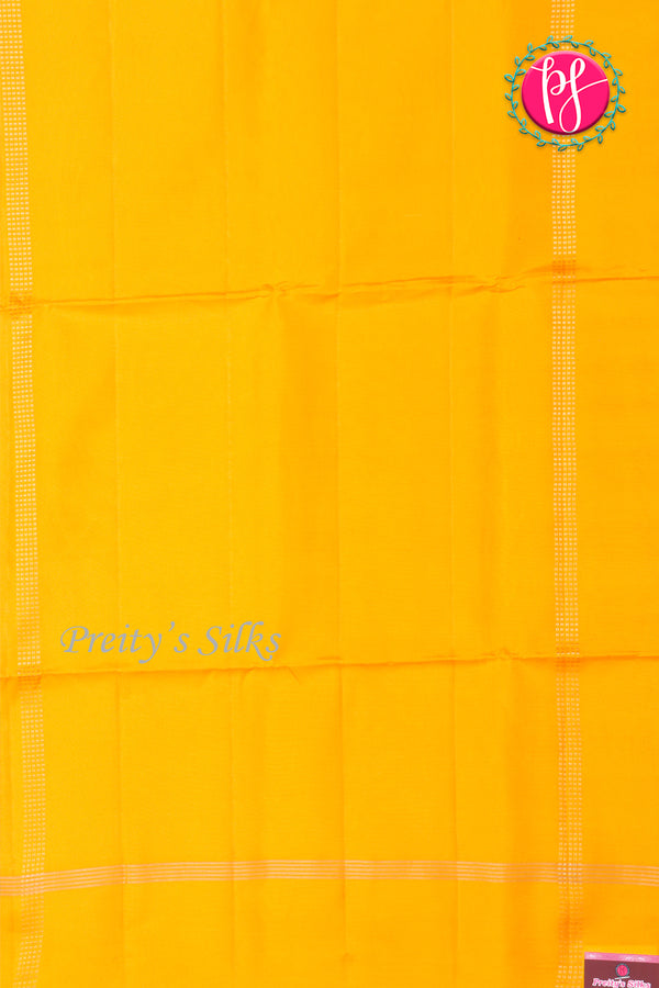 Kanchipuram Soft Silk Saree-Purple And Yellow-PA35021