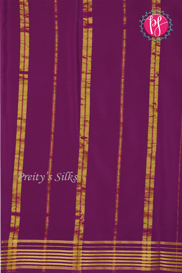 Premium Pure Mysore Crepe Silk Saree -PF80886